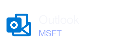 Outlook pays in MSFT